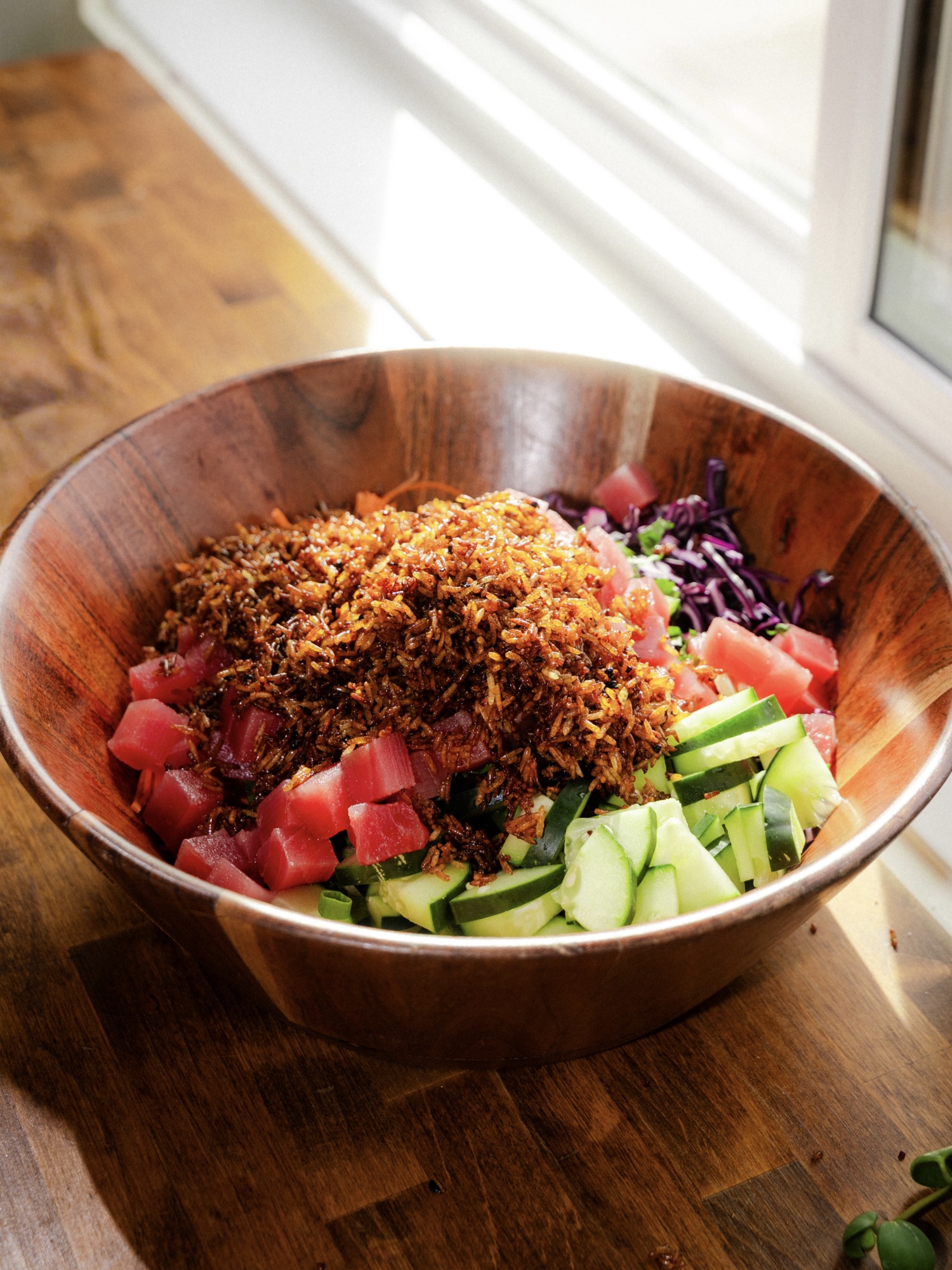 Crispy Rice Tuna Salad-image